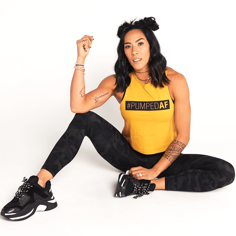 #PumpedAF Racerback Muscle Tank